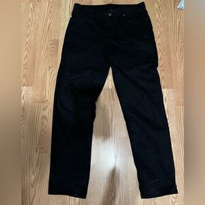 George Men Black Pants Straight 32x32